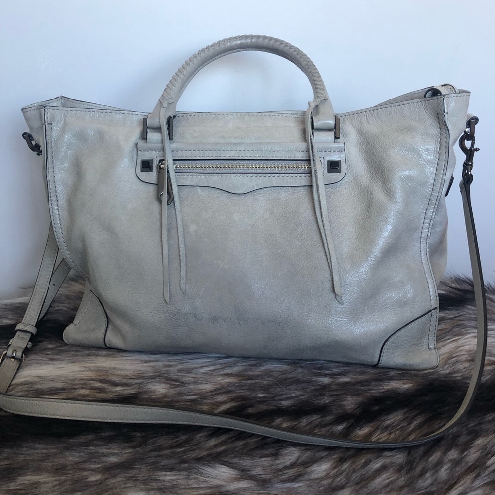 Rebecca Minkoff Regan Satchel in Grey